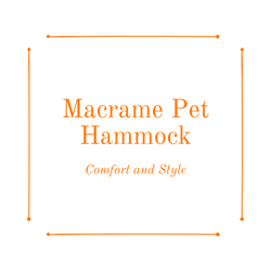 Macrame Pet Hammock